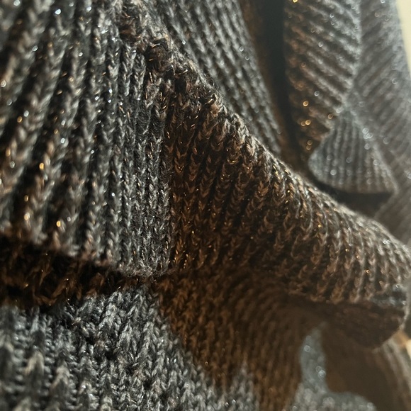 EXPRESS Cardigan Cozy Sweater Merino Wool Blend-Size L LIKE NEW - Picture 4 of 5